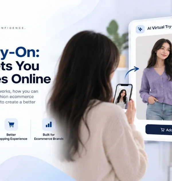 Blog post cover image for Virtual Try-On: How AI Lets You Try Clothes Online